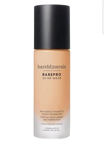 bareMinerals BAREPRO Skin-Perfecting MATTE Liquid Foundation Light 20 Warm (1oz) - Picture 1 of 9