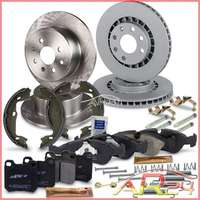 DISCOS DE FRENO+PASTILLAS TRASERAS POR OPEL VECTRA B 1.6-2.0 - Imagen 1 de 4