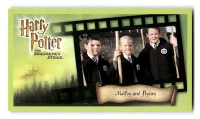 2001 Harry Potter and the Sorcerer's Stone Trading Card #67 Malfoy and Flying - Image 1 of 4