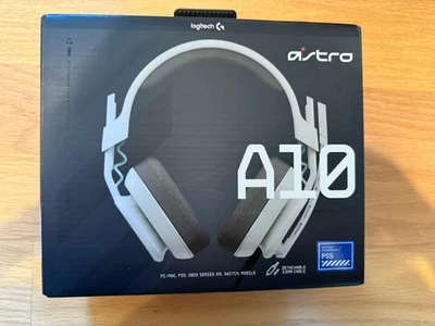 Astro Gaming  A10 Gen 2 Wired Gaming Headset for Windows, MacOS, PS5 XBOX White - Image 1 of 4