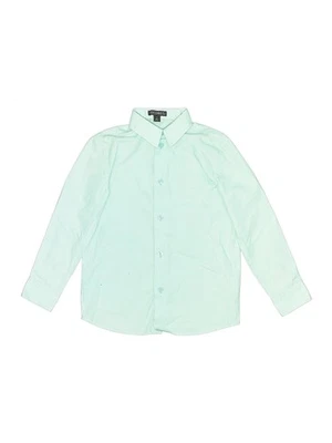 Camisa George Boys Verde Manga Larga Con Botones 7 Foto 1 de 2