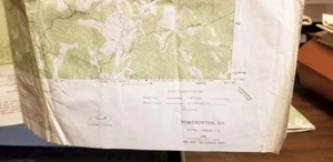 Mapa topográfico Pomeroyton Kentucky 1966/78 original USGS cuádruple 7,5' 1:24000 plegado.a COMO ESTÁ - Imagen 1 de 2