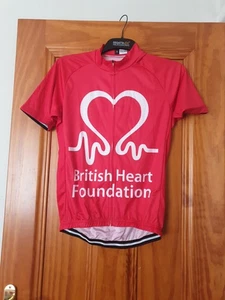 British Heart Foundation Radtrikot Shirt Erwachsene Größe Large Stiefel - Bild 1 von 5