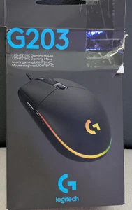 Logitech G203 LIGHTSYNC Ratón para Juegos con Cable - Negro - Nueva Caja Abierta - Imagen 1 de 6