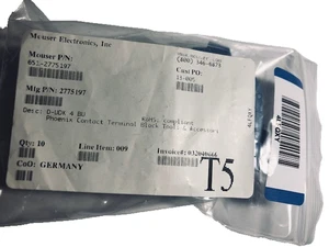 Phoenix Contact 2775197 End cover D-UDK 4 BU - Picture 1 of 4