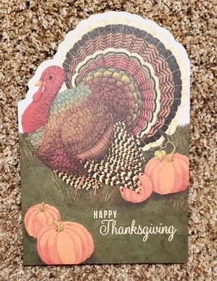 Hallmark Thanksgiving Cards Pack Of 4 With Envelopes New - Image 1 of 2