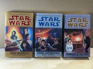 Star Wars: The Jedi Academy Trilogy Books 1-3 SET By Kevin Anderson - PB - 1994 - Picture 1 of 6