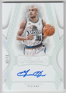 2024-25 Panini Flawless Pistons Grant Hill #FA-GHP Autographs Auto /25 - Picture 1 of 2