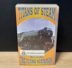 Titans of Steam Including The Flying Scotsman VHS PAL Combined Postage Available - Picture 1 of 4