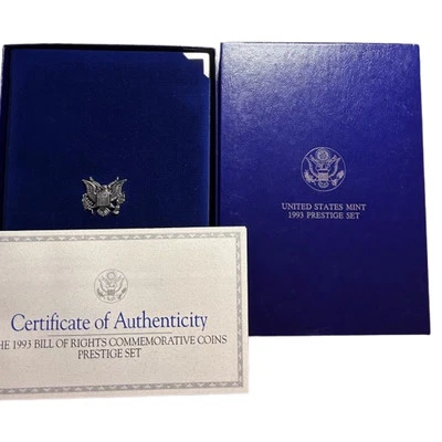 1993 United States Prestige Bill of Rights Set OGP & COA - Image 1 of 4