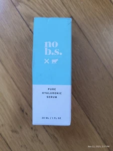 no b.s. Pure Hyaluronic Serum 1 oz Hyaluronic Acid Vegan No Bad Stuff Sealed - Picture 1 of 6