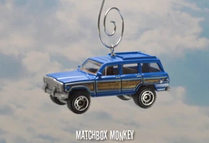 Vintage Style 80's Custom AMC Jeep Grand Wagoneer 4x4 Christmas Ornament 1/64 - Picture 1 of 11