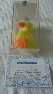 Authenticated Ty Beanie Baby PROTOTYP QUACKERS WINGLESS-NO Wing SUPER RARE!!! - Bild 1 von 3