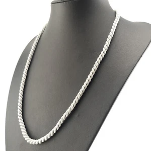 ⭐ Pierre Lang Halskette Collier Anhänger Strick Kette Perle Magnet Gold Go 85 ⭐ - Bild 1 von 3