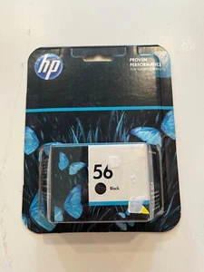 HP Genuine 56 OEM Black Genuine Ink Cartridge C6656AN New in Box 7/15 - Picture 1 of 4