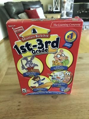 1st-3rd Grade 8th Edition Adventure Workshop  PC Game Still Sealed Free Shipping - Image 1 of 4