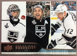 2014-15 Upper Deck Checklist #199 Quick, Kopitar, & Gaborik Los Angeles Kings - Picture 1 of 1