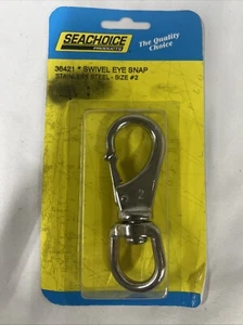 SEACHOICE #2 SWIVEL EYE SNAP Model 36421 STAINLESS STEEL - Bild 1 von 1