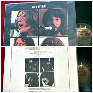 THE BEATLES -  LET IT BE - FRAME ON BACKCOVER - URUGUAY - Imagen 1 de 6