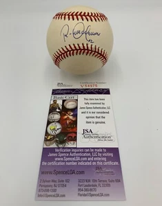 ROBERTO ALOMAR signed/auto'd Rawlings Official American League Baseball RO-A JSA - Picture 1 of 9