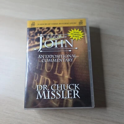 Dr Chuck Missler The Book of JOHN An Expositional Commentary Bible 8 DVD set - Image 1 of 4