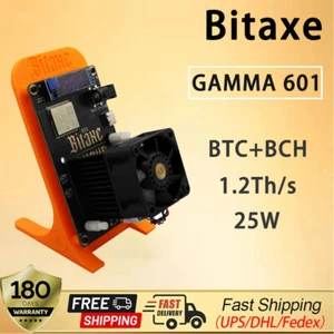 Bitaxe Gamma 601 Solo BTC Miner 1.2TH/s 2.4G WiFi 18W BTC Lottery Lucky Miner - Picture 1 of 10