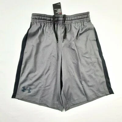 Curto atlético masculino Under Armour tamanho pequeno cinza bolsos cordão DJ28 - Imagem 1 de 4