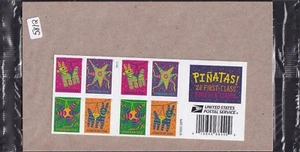 Scott #5812-5815a Pinatas! Booklet of 20 Forever Stamps - Sealed - Picture 1 of 2