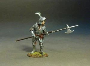 JOHN JENKINS WAR OF THE ROSES LANC-20 LANCASTRIAN KNIGHT WITH HALBERD MIB - Picture 1 of 2