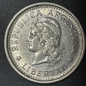 1960 ARGENTINA 1 PESO World Coin AMERICA - Picture 1 of 2