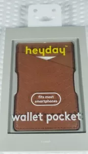 Heyday Cell Phone Wallet Pocket- Tan Crocodile - Picture 1 of 3