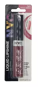 NEW NYC Color Liquid Lipshine Lip Gloss- 581 MIDTOWN MULBERRY - Picture 1 of 1