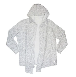 Ideology Plus Size 3X Quilted Heathered Wrap Open Front Women's Hoodie NWT Grey - Picture 1 of 1