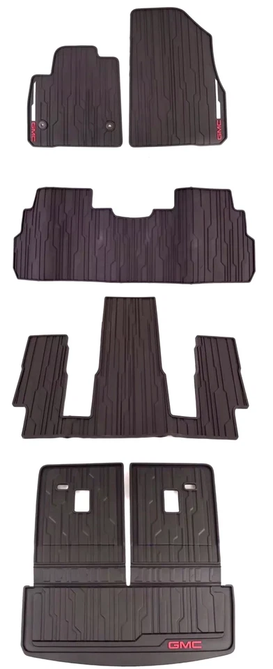 GMC Acadia Premium 2017-2023 paquete completo de alfombrillas para todo clima cacao OEM GM Foto 1 de 1