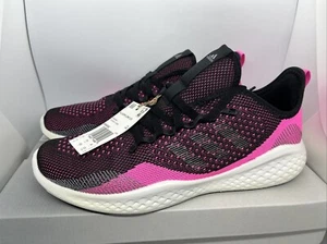 Adidas Womens Fluidflow 2.0 H04592 Black Pink Running Shoes Sneakers Size 11 - Picture 1 of 9