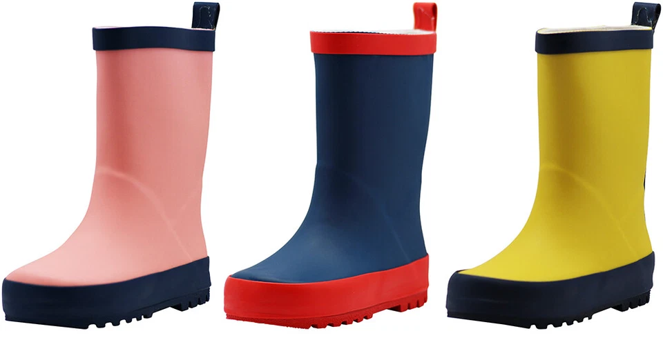Botas de lluvia de goma impermeables Norty para niños pequeños niños niñas Foto 1 de 1