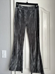 Nordstrom Treasure & Bond Girls Comfy Size L (10/12) Black Raven Flare Out Pants - Picture 1 of 4