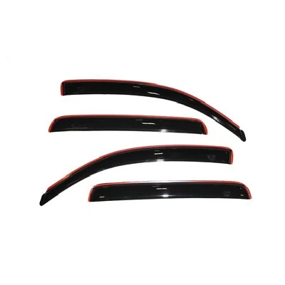 AVS Front & Rear In-Channel Smoke Window Ventvisors for 05-15 Tacoma Crew Cab Foto 1 de 4
