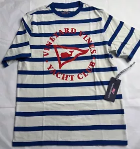 Boys Vineyard Vines Stripe Yacht Club T-Shirt, Sz L (16) NWT! - Picture 1 of 3