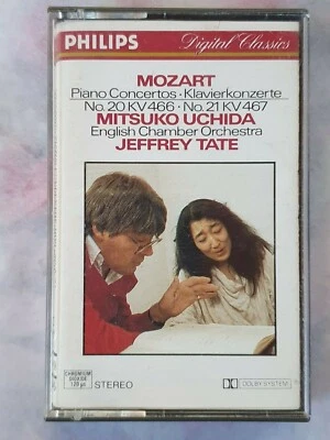 MOZART, MITSUKO UCHIDA JEFFREY TATE Piano concertos -  Music cassette - Image 1 of 2