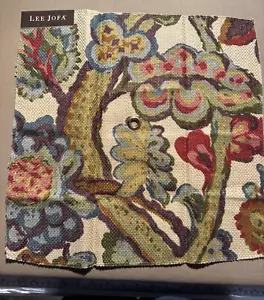 Lee Jofa La Cinta in Tan Cotton Linen Decor Fabric Sample Grommet #5 - Picture 1 of 6