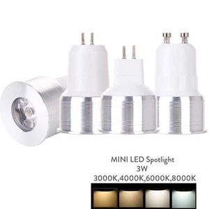 3W LED Spotlight MR16 High Power Mini GU10 Spot lights 30° AC DC 12V 110V 220V - Picture 1 of 15