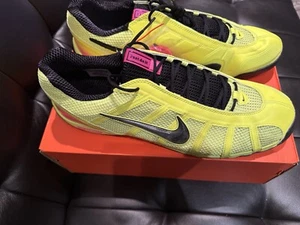 DS MENS NIKE AIR ZOOM FENCER NEON 321088-999 SIZE 14 FENCING - Picture 1 of 13