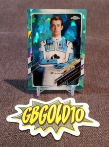 2021 Topps Chrome Sapphire Formula 1 F1 Richard Verschoor #63 Aqua /99 - Picture 1 of 3