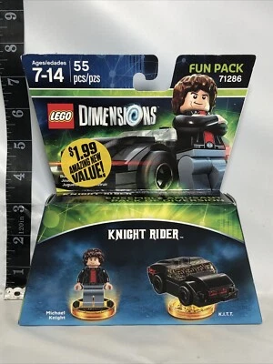 Lego Dimensions Knight Rider Michael Knight + K.I.T.T. Fun Pack (71286) ¡NUEVO! Foto 1 de 4