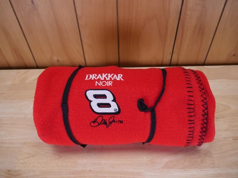 Dale Earnhardt Jr. #8 Nascar Red Throw Blanket Drakkar Noir Cover
