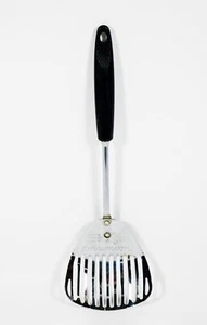 VTG EKCO Kitchamajig Whisk Slotted Spoon Strainer Utensil w/Black Handle - Picture 1 of 3