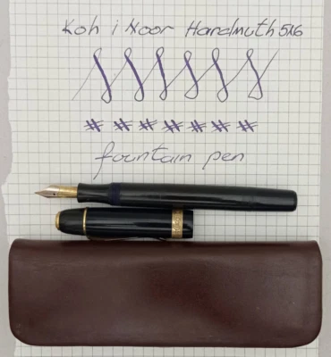 PLUMA ESTILOGRÁFICA PISTÓN CELULOIDE KOH I NOOR HARDTMUTH 516 14K EF NUEVA EN CAJA DE COLECCIÓN AÑOS 30 RARA Foto 1 de 4