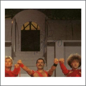 Freddie Mercury Owned And Signed Radio Ga Ga 1980s Christmas Card Proof (UK) - Imagen 1 de 3