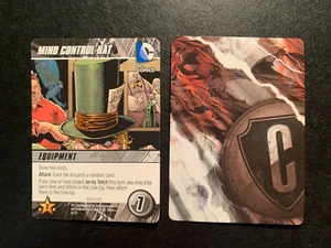 MIND CONTROL HAT DC Comics Deck Building Game card HEROES UNITE 2013 - Picture 1 of 2